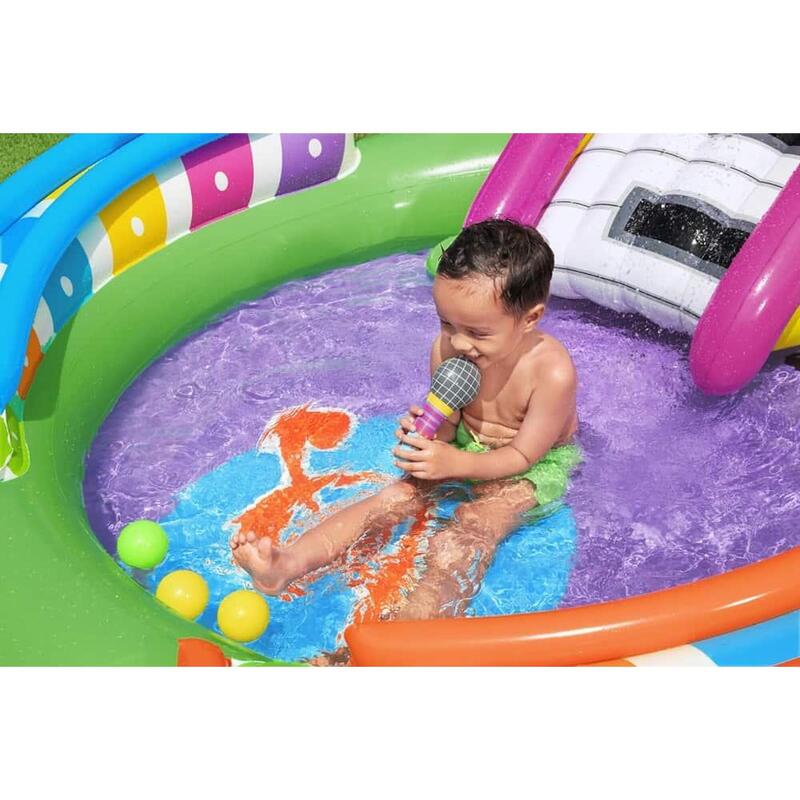 Piscina Hinchable Centro de Juegos Bestway Sing & Splash Little Astronaut 295x19