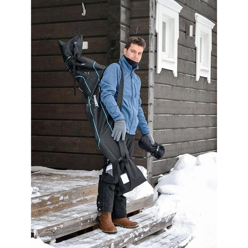 KEMIMOTO Bolsa para botas de esquí, 55 L, impermeable ya prueba de nieve,  equipaje de viaje para esquí y snowboard, excelente para guardar botas de