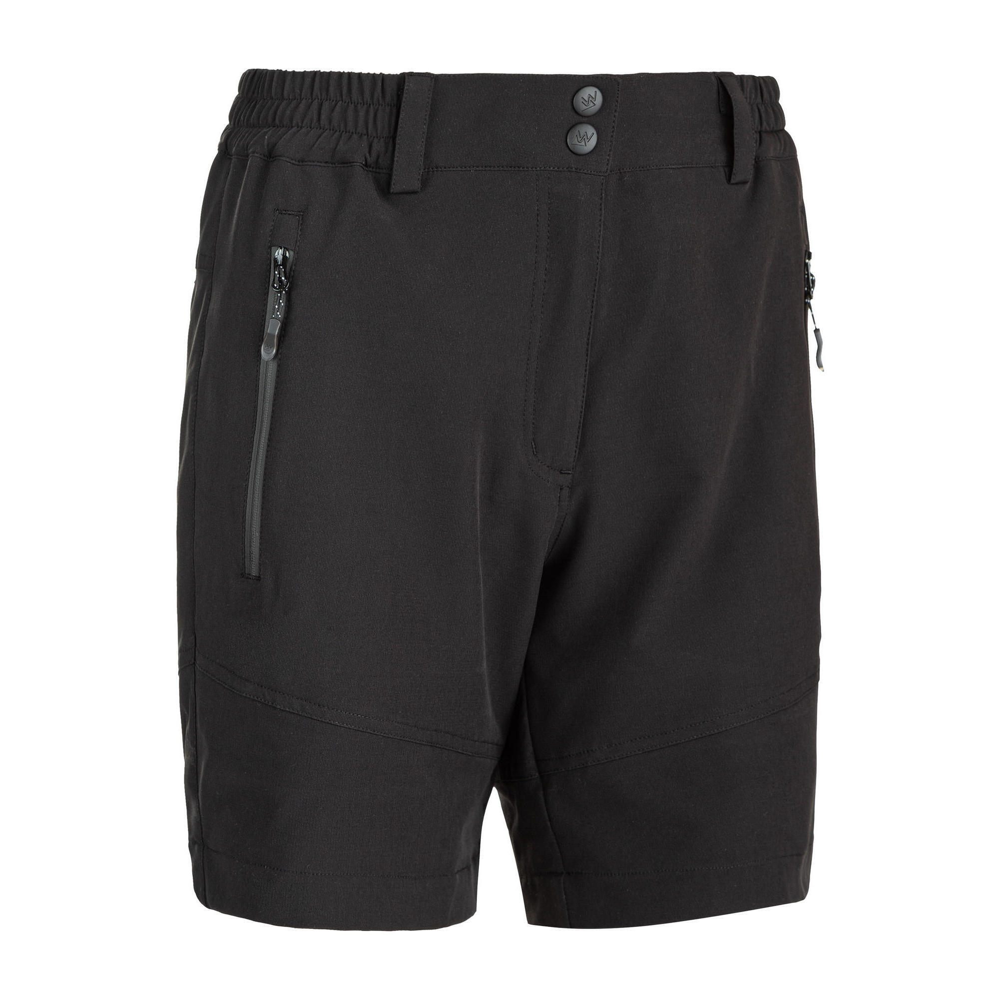 kurze Wanderhose Lala W Wandern/Outdoor/Trekking Damen Black Atmungsaktiv