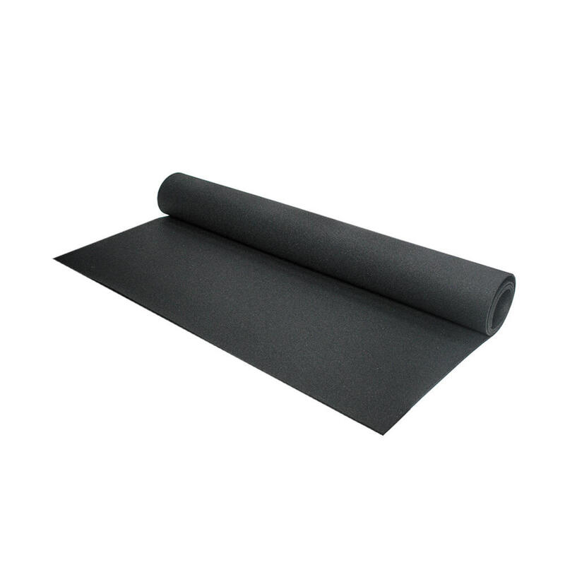 Sportboden Rolle von 12,5 m² - Dicke 6 mm - Schwarz