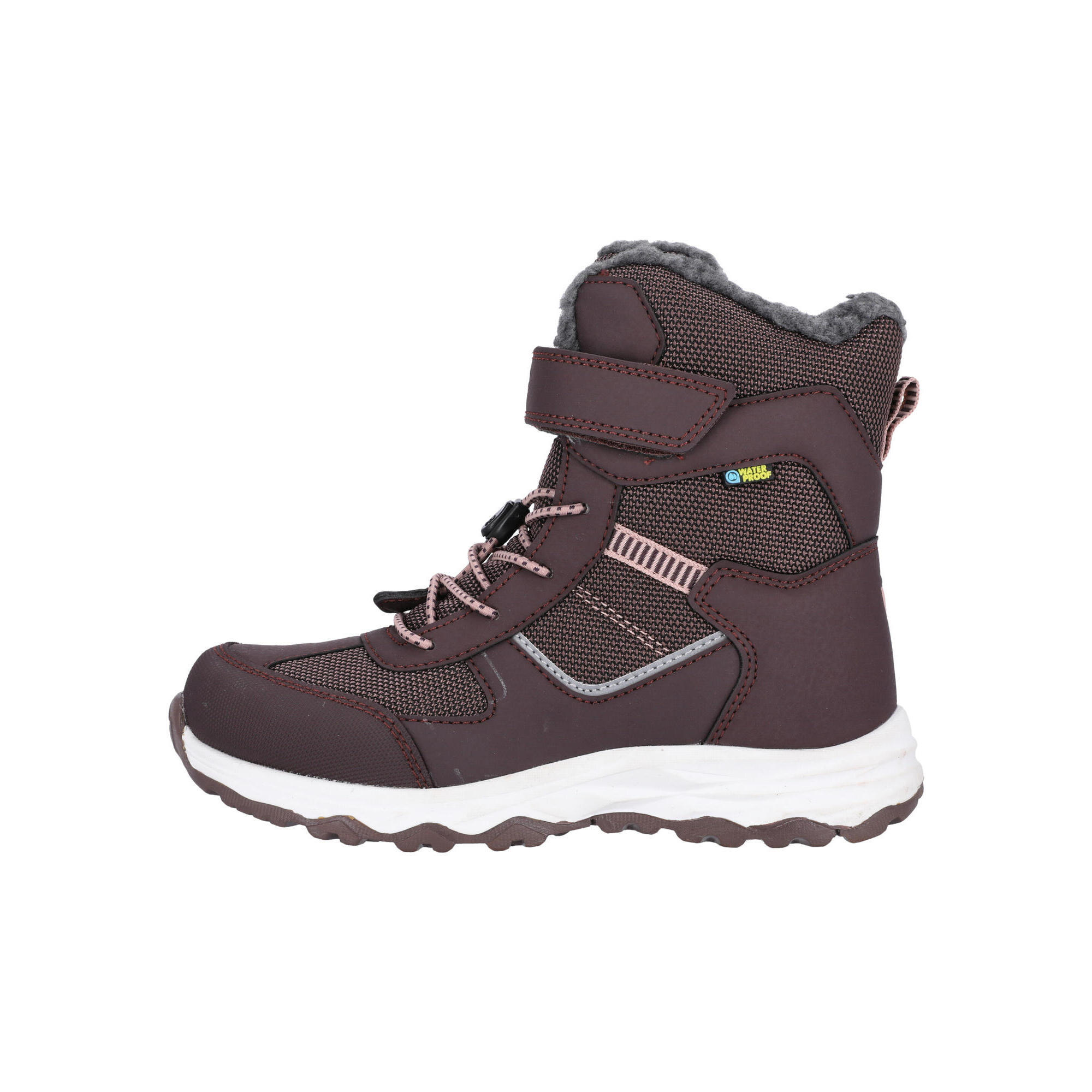 Zigzag - Bottes Balful - Bottines - Marron|rouge - 24 - Decathlon
