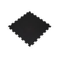 Carrelage sol sportif Puzzle 60x60 cm - 6mm - Noir