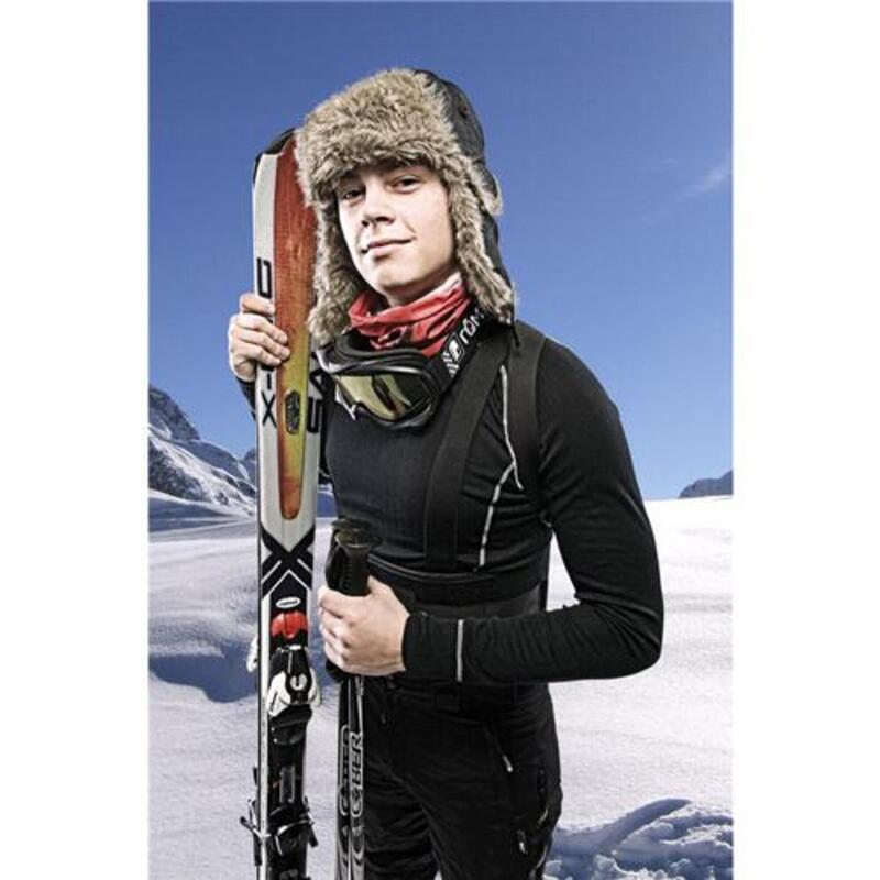 Protector de Espalda M para Esquí y Snowboard - Negro