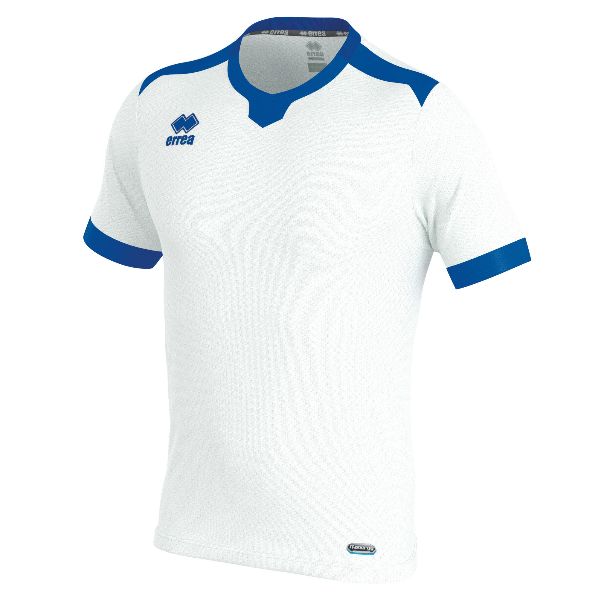 Errea - Maillot Enfant Errea Ti-mothy Maillot Mc - Maillot Manches Courtes - Blanc|bleu - 10 À 12 Ans - Decathlon