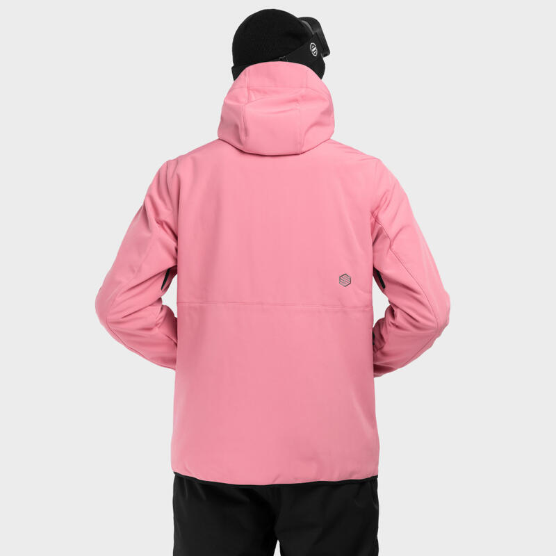 Chaqueta esquí y nieve SIROKO W2 Lollipop Rosa Chicle Hombre