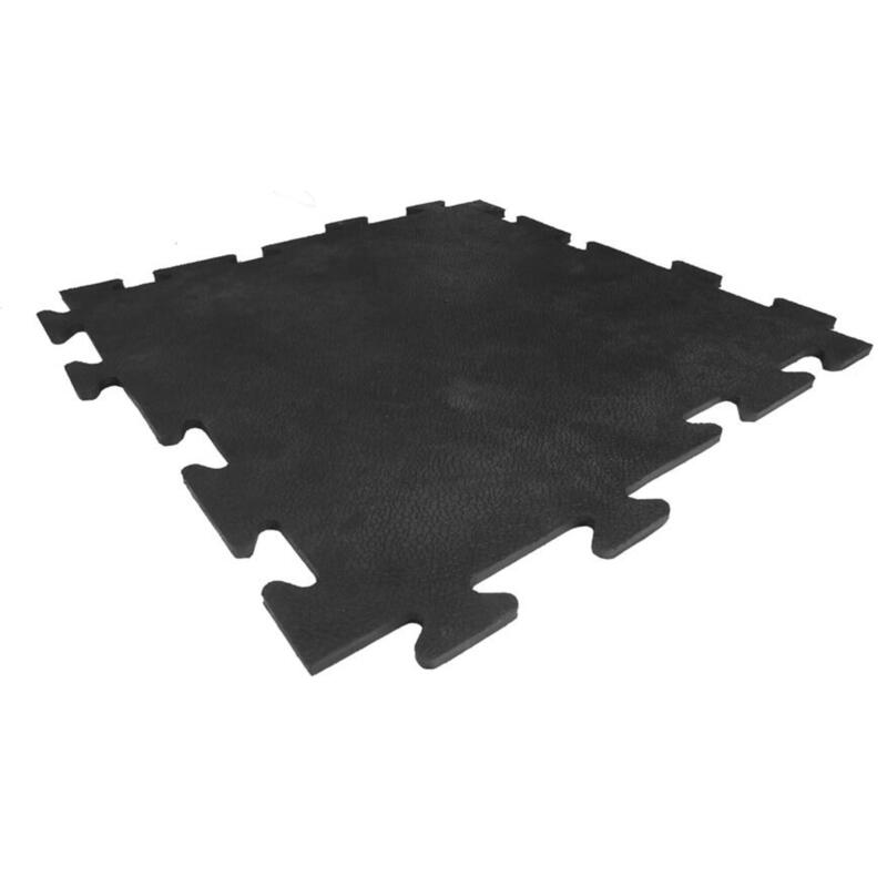 protetor de chão borracha 8mm x 50 x 50 cm - Sistema Puzzle