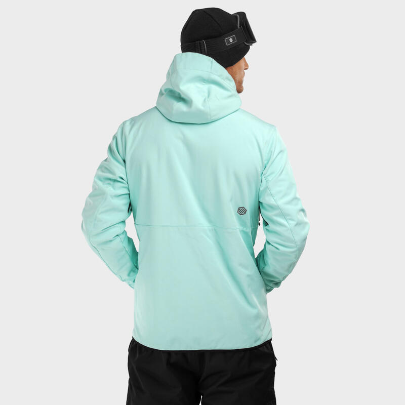 Chaqueta esquí y nieve SIROKO W2 Senja Turquesa Hombre