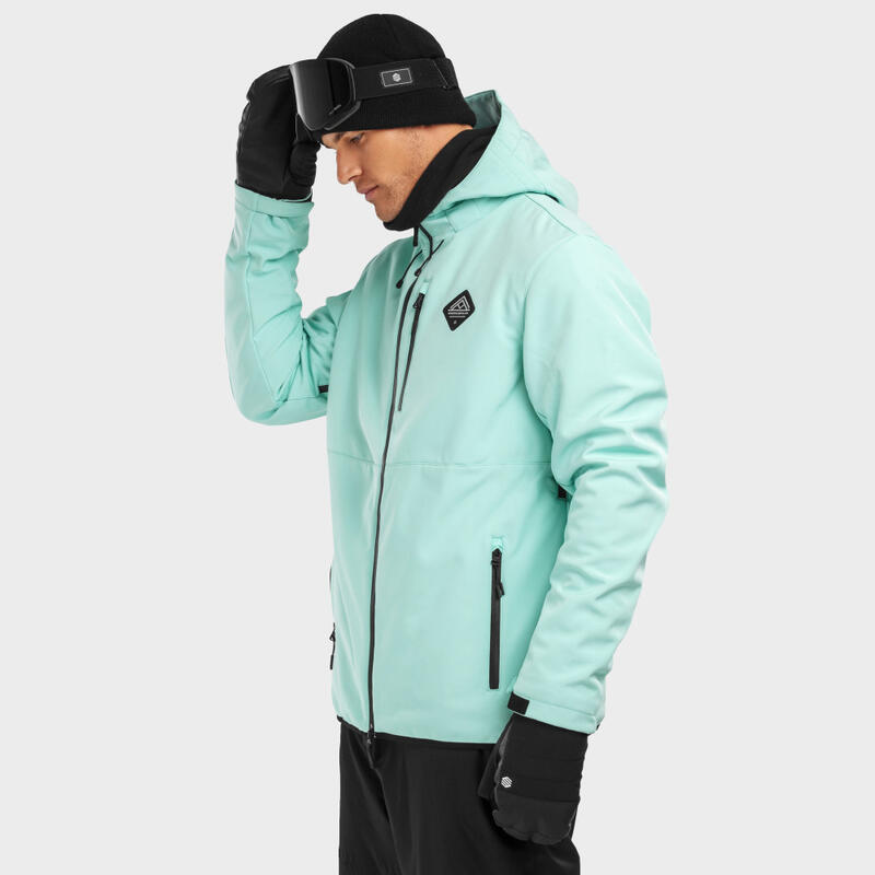 Jas Wintersport SIROKO W2 Senja Turquoise Heren