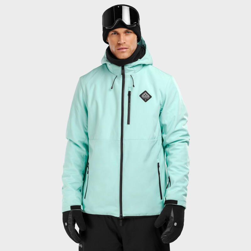 Chaqueta esquí y nieve SIROKO W2 Senja Turquesa Hombre