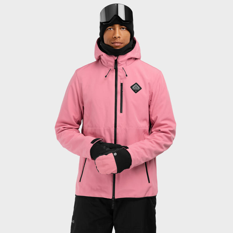 Jacke Wintersport SIROKO W2 Lollipop Bubblegum Pink Herren