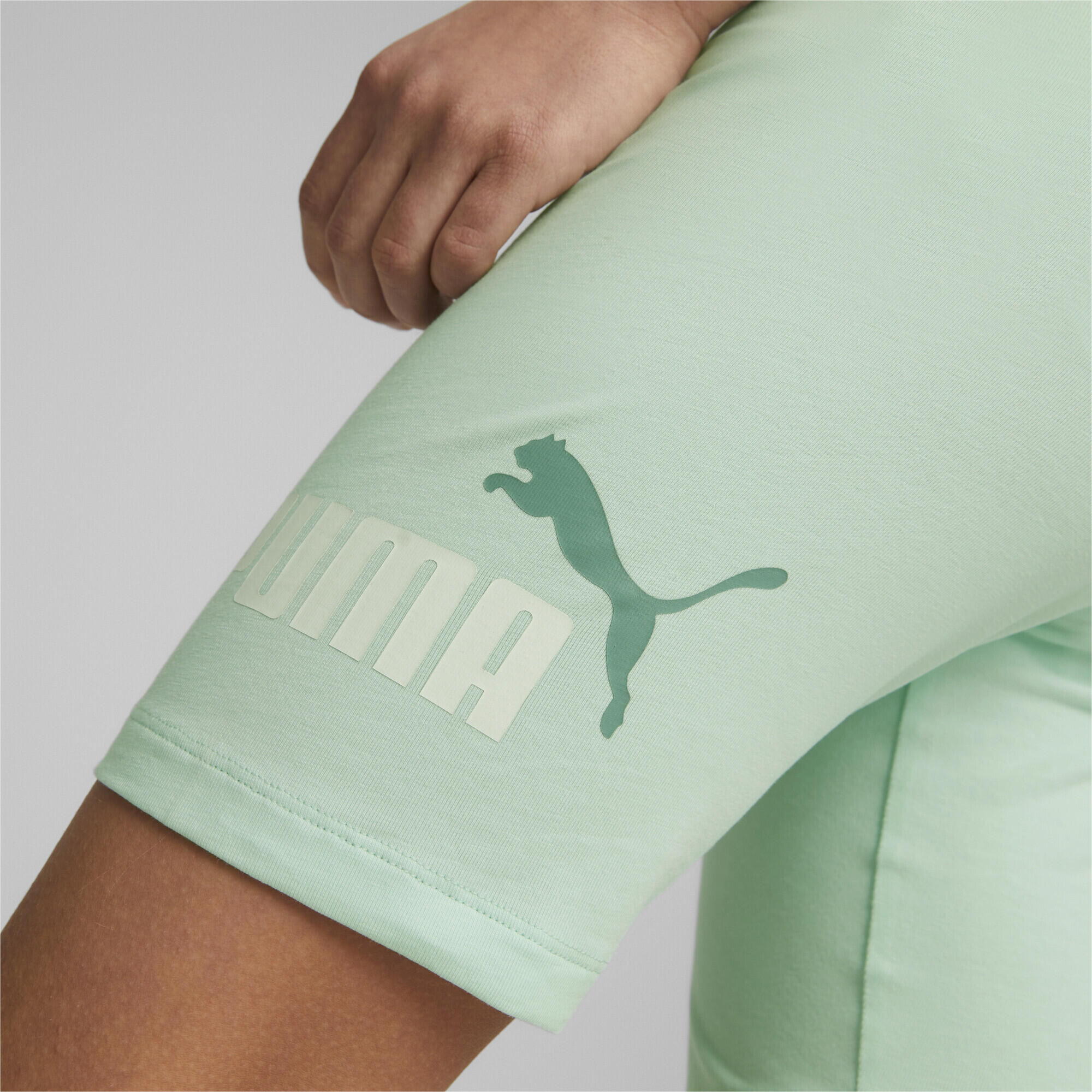Pantaloni aderenti corti Essentials con logo da ragazza PUMA 5/6