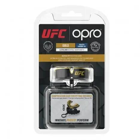 Ochraniacz Na Zęby Dla Dzieci Opro UFC Gold GEN2 Czarny/Złoty 2/7