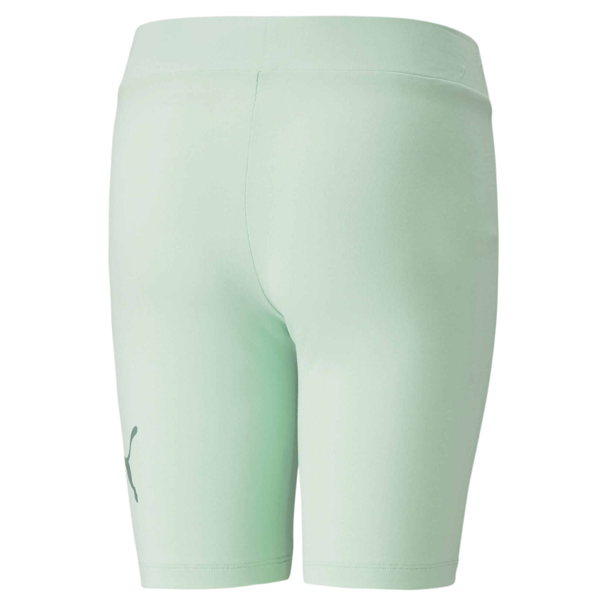 Pantaloni aderenti corti Essentials con logo da ragazza PUMA 6/6