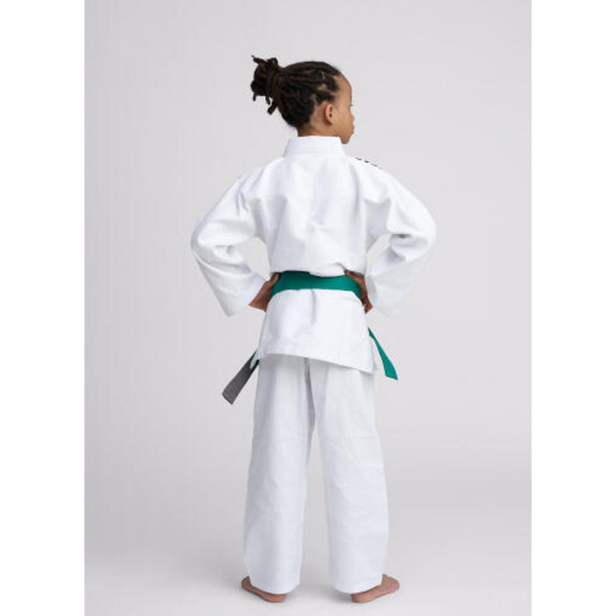 Kimono Judo KIDS Ippon Gear GI NXT cu broderie - Negru