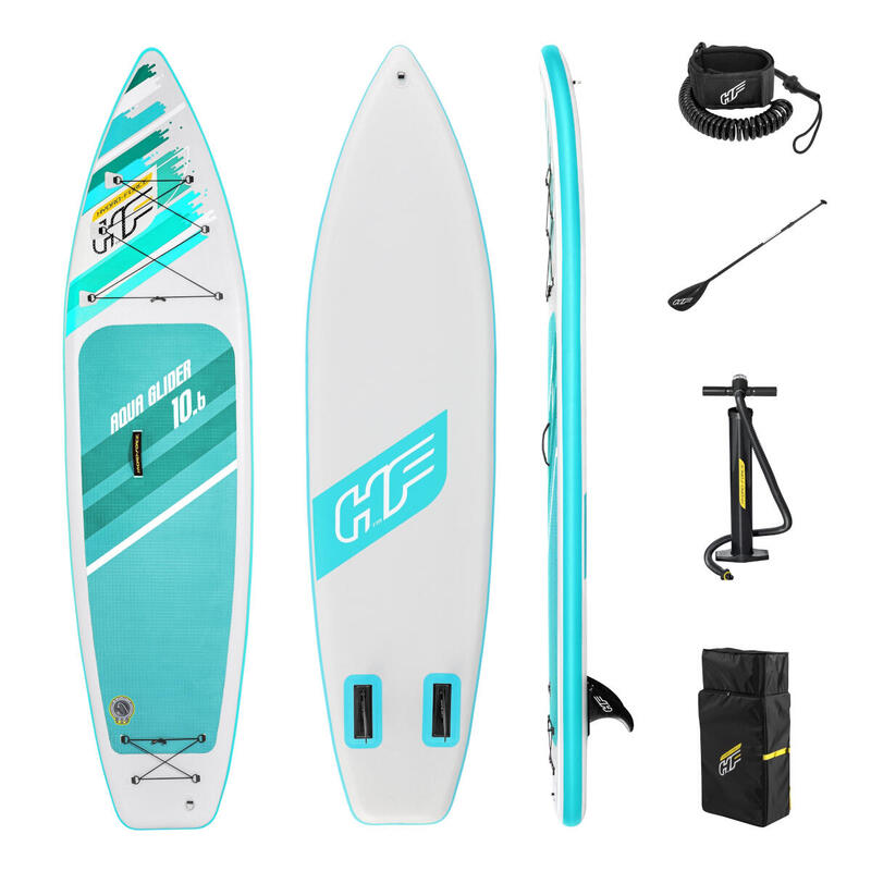 Kit paddle sup gonflable  aqua glider avec traveltech 3,20 m