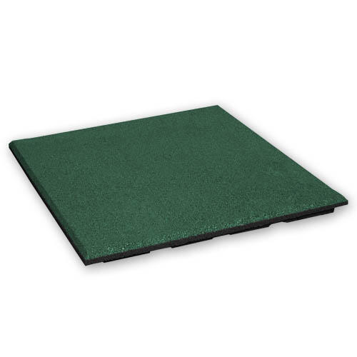 Protetor de chão borracha 25 mm - 50 x 50 cm - Verde