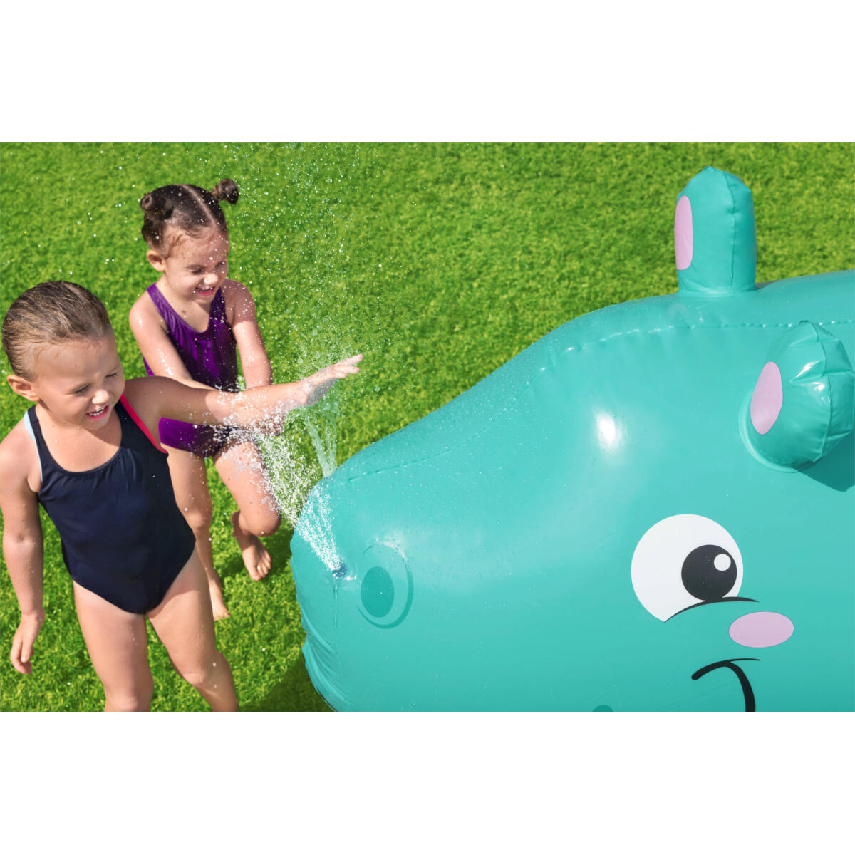 Fontaine à eau gonflable jumbo hippo 200 x 96 x 127 cm 6/6