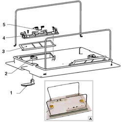 Ensemble support de sac db pour robot suprême m3, swash et swash cl