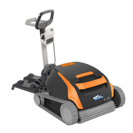 Robot electrique de piscine fond et parois avec chariot