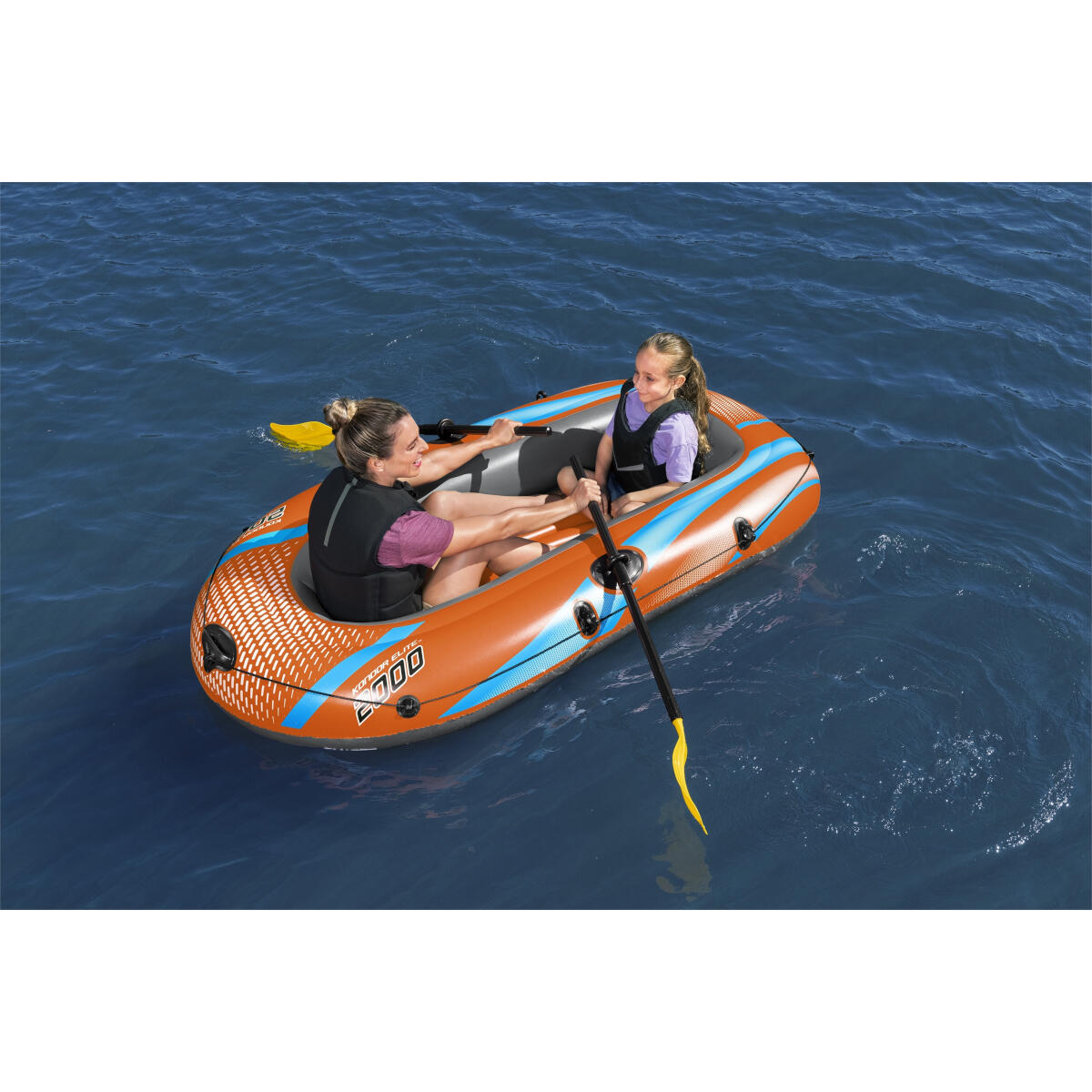 Barca Hinchable Bestway Kondor Elite 196x106x31cm 2 Remos y Bomba de Pie 2/7