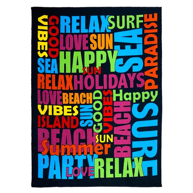 Serviette de plage microfibre Walton 140x170 220g/m²