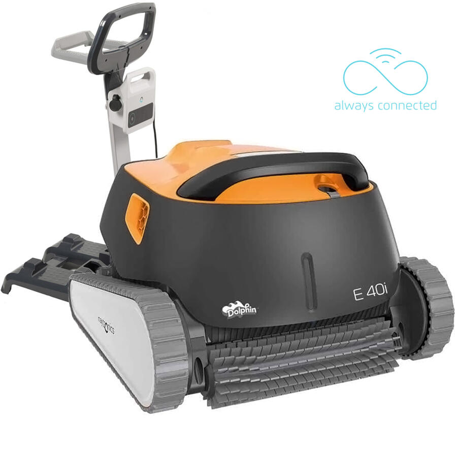 Dolphin - Robot Electrique De Piscine Fond, Parois Et Ligne D'Eau Avec Chariot - Robot De Piscine - Multicolore - Taille Unique - Decathlon