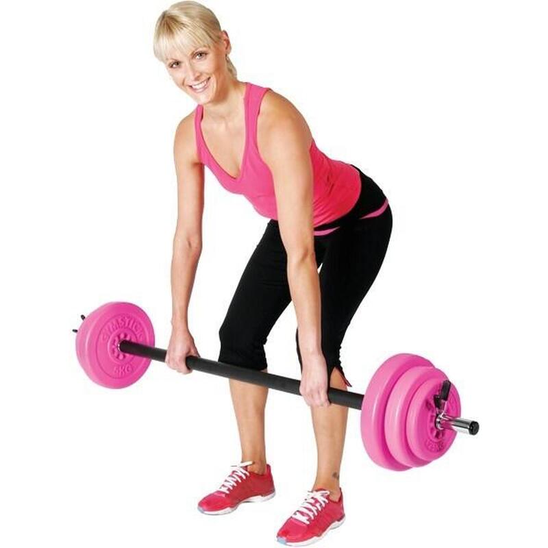 Gymstick Pump Set - Rosa - 20 kg y Vídeos de entrenamiento en línea