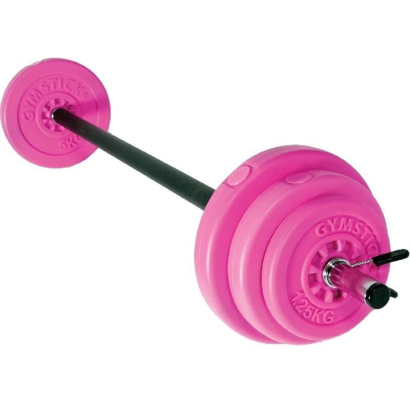 Gymstick Pump Set - Rosa - 20 kg y Vídeos de entrenamiento en línea