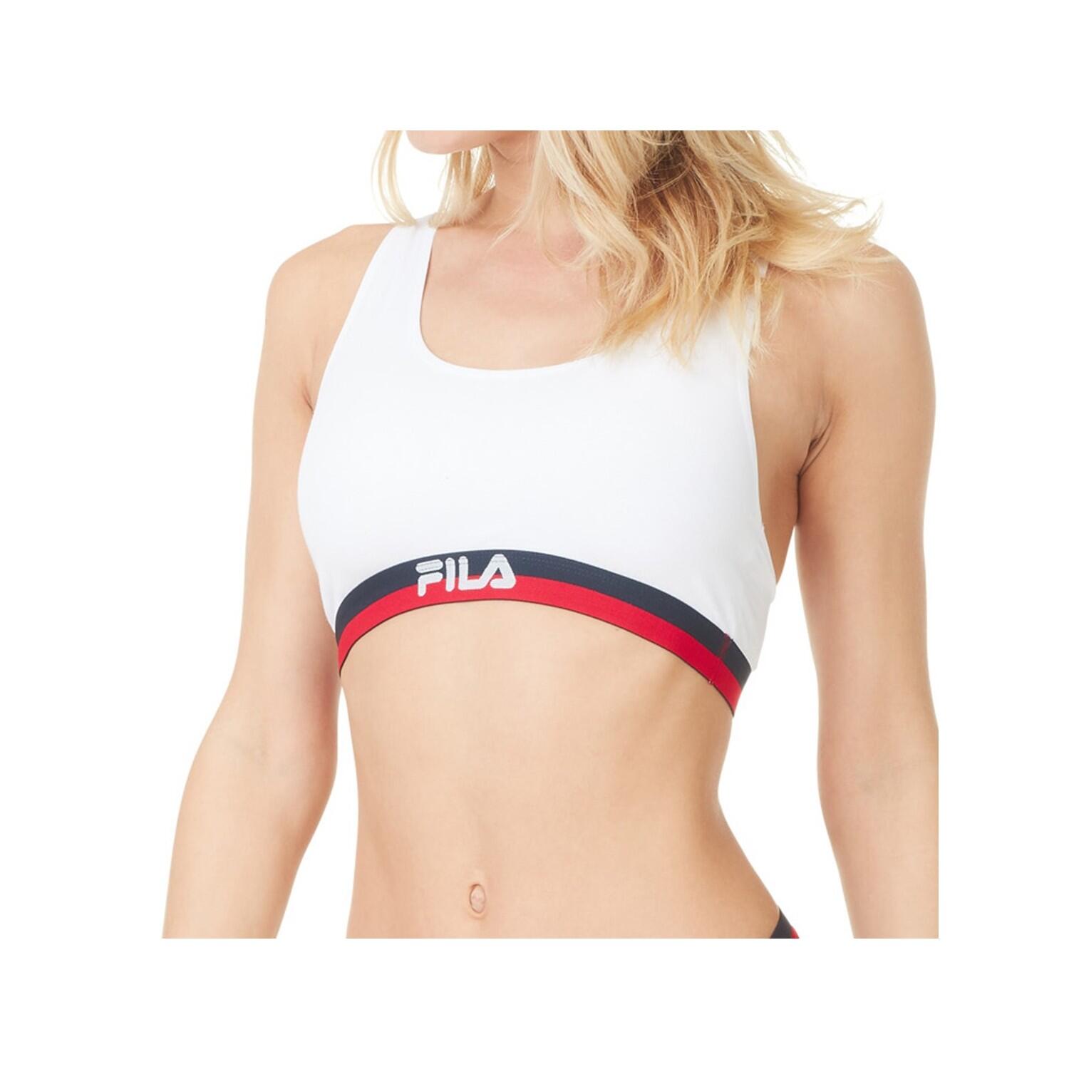 Lot de 3 Brassières coton Fila FU6048 Gris, Navy et Blanc 4/5