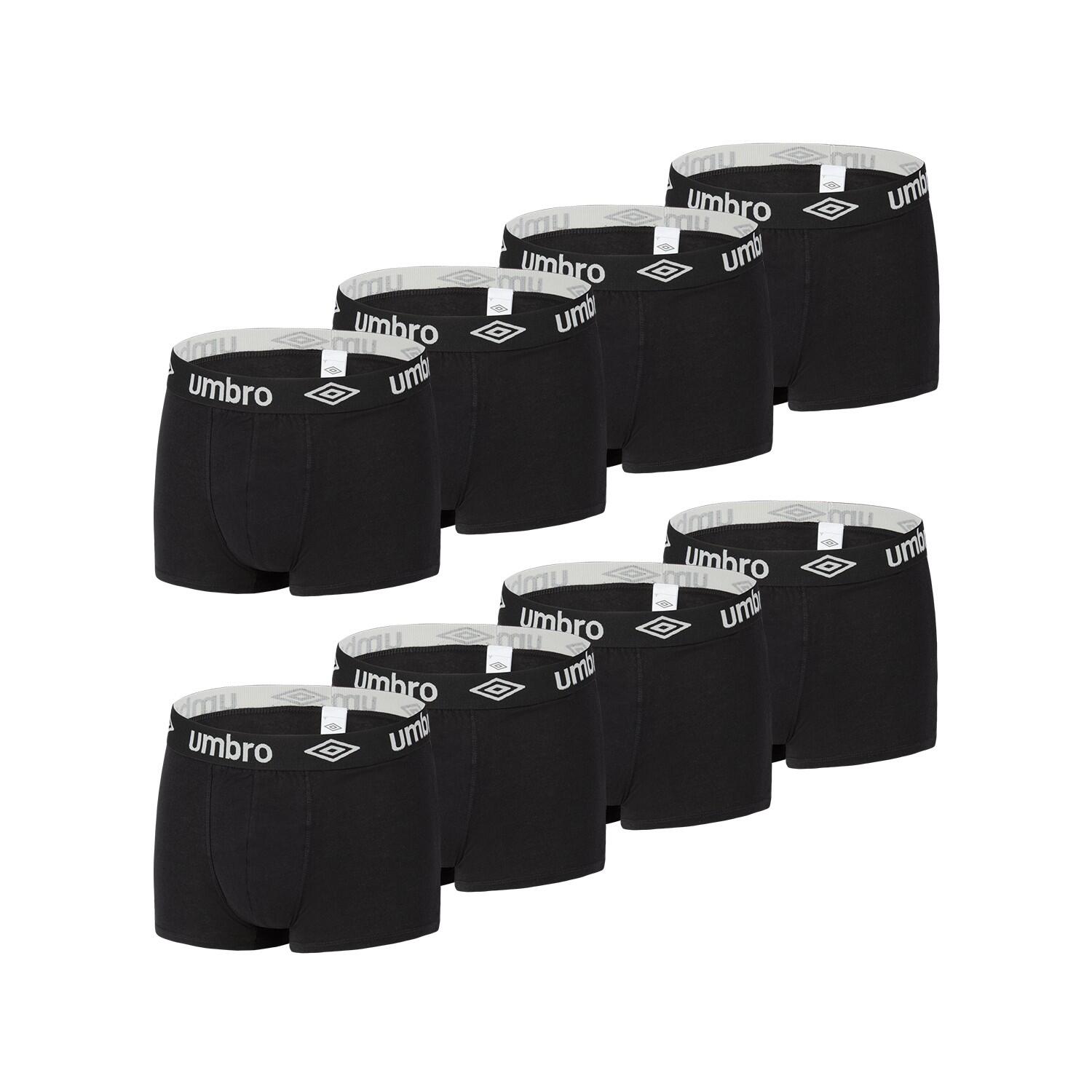Lot De 8 Boxers Coton Homme Uni