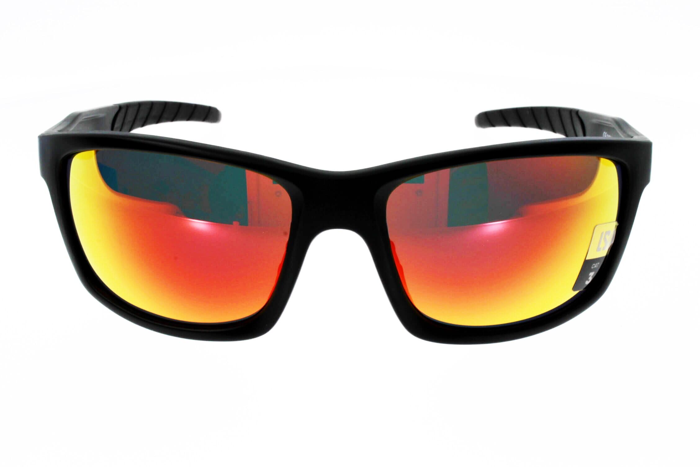 Lunettes de soleil adulte Loubsol Apia L360103 noir rouge catégorie 3 3/5