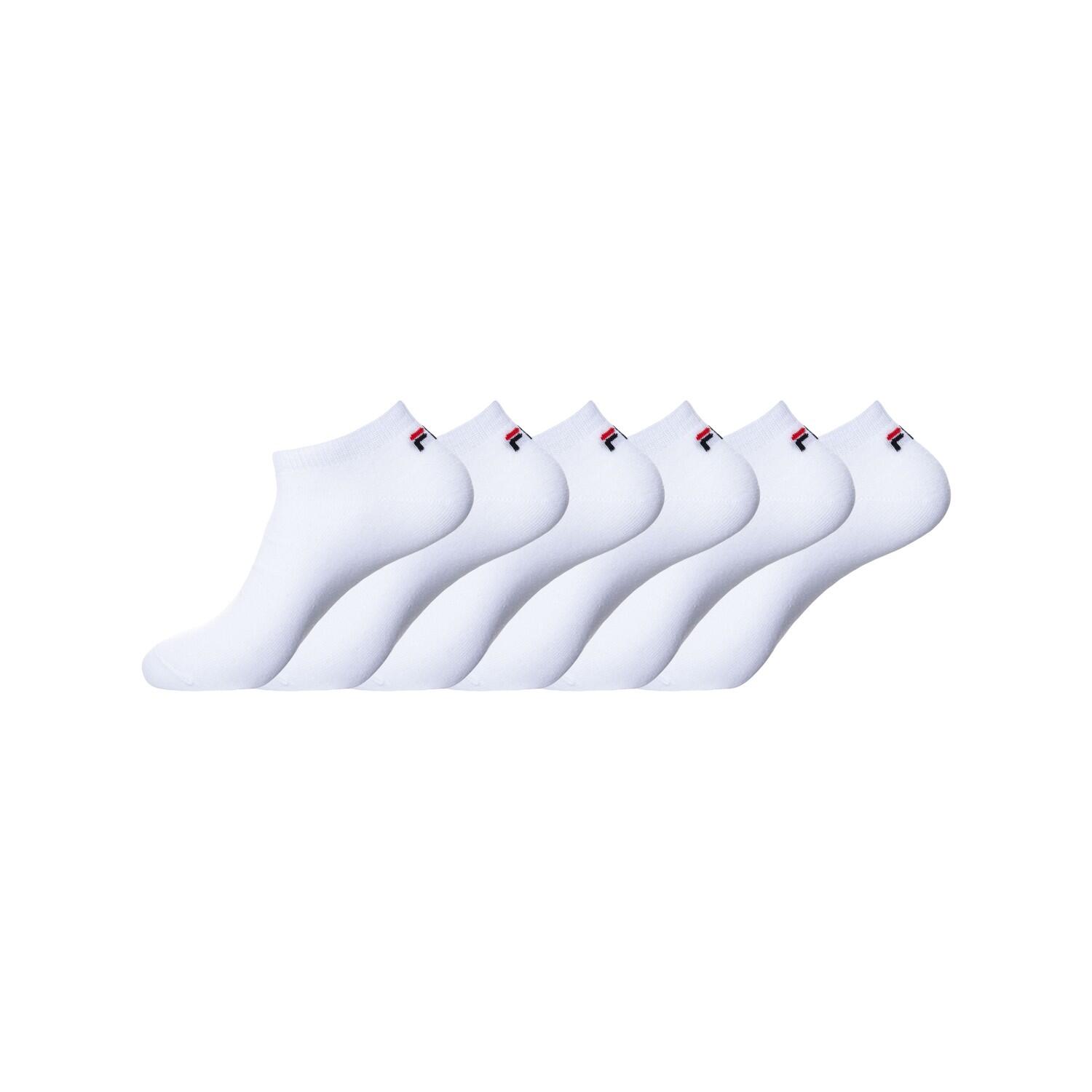 Fila - Lot De 6 Paires De Chaussettes Socquettes Homme - Chaussettes - Blanc - 39/42 - Decathlon