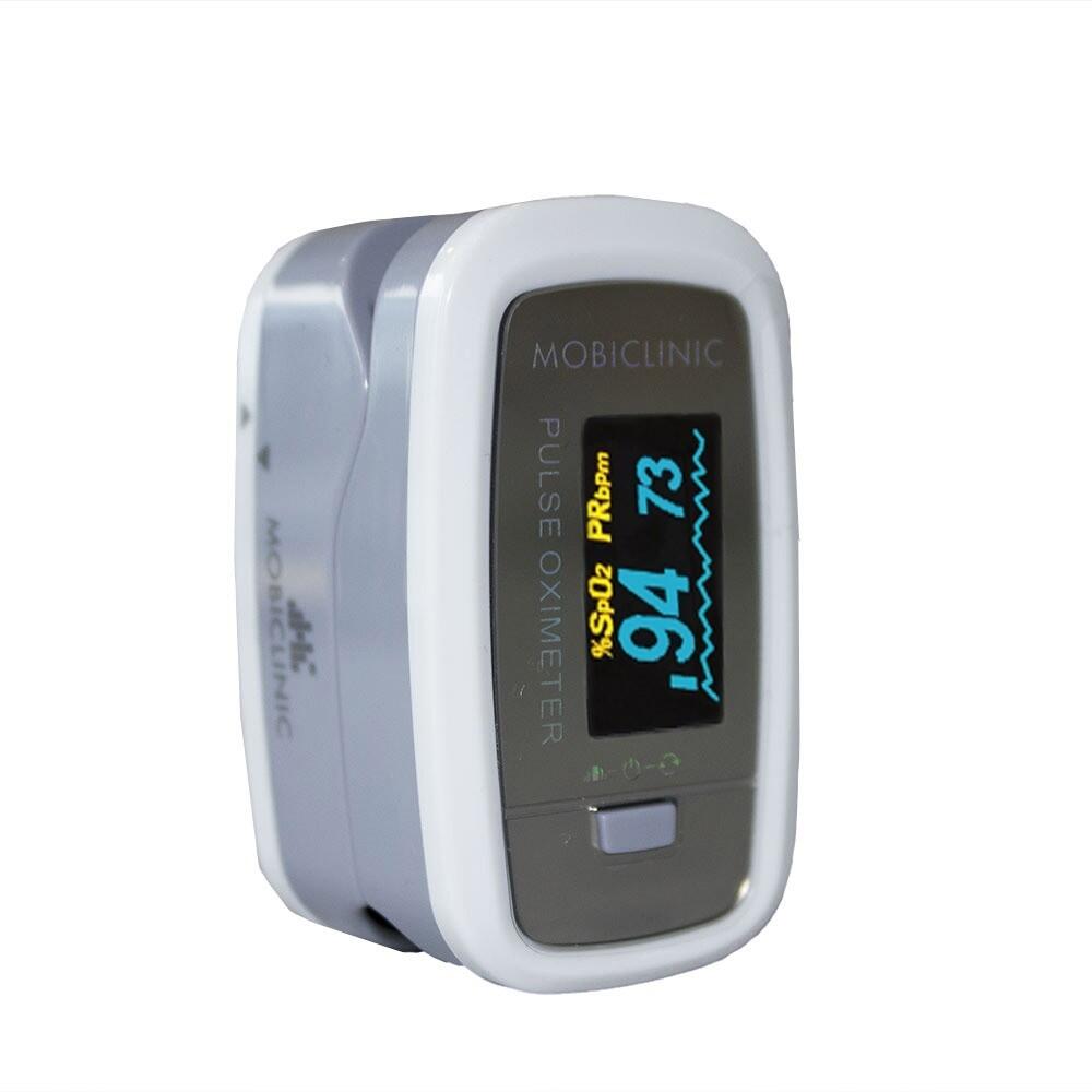 MOBICLINIC vingerpulsoximeter plethysmografische golfvorm OLED-display PX