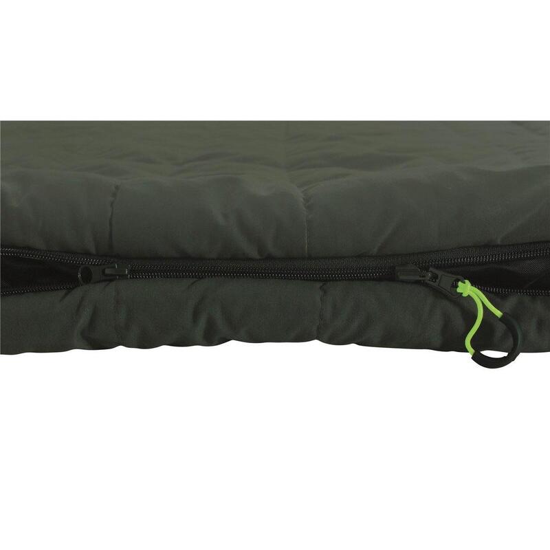Outwell Sac de couchage double Camper Lux vert forêt
