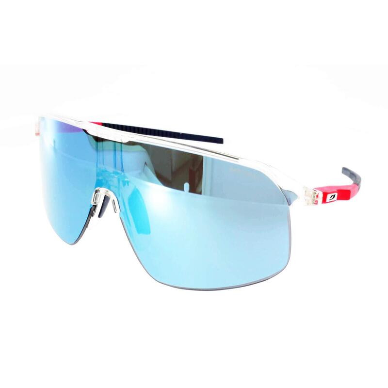 Fahrradbrille Density Spectron 3 glänzend kristall-neonrosa-blau