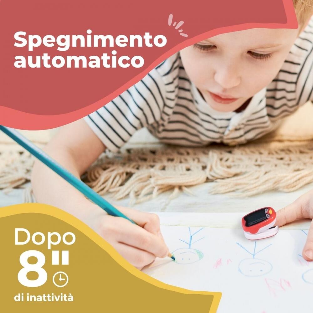 Oxymètre de pouls pour enfants pour enfants avec chargeur USB 4/6