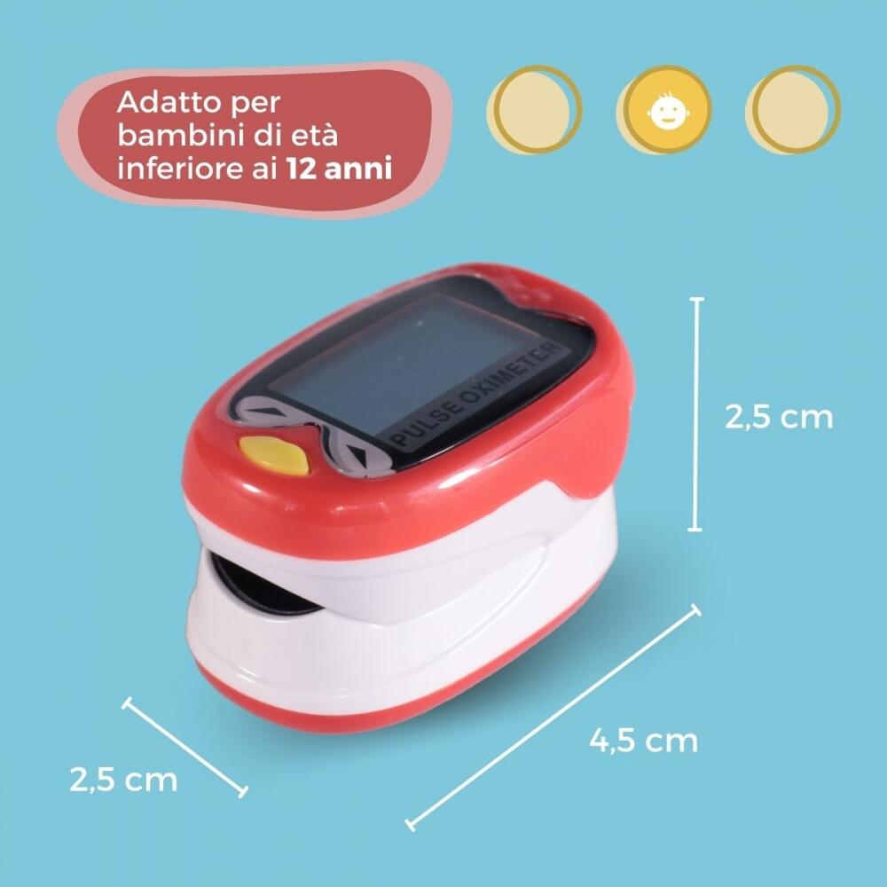 Oxymètre de pouls pour enfants pour enfants avec chargeur USB 3/6