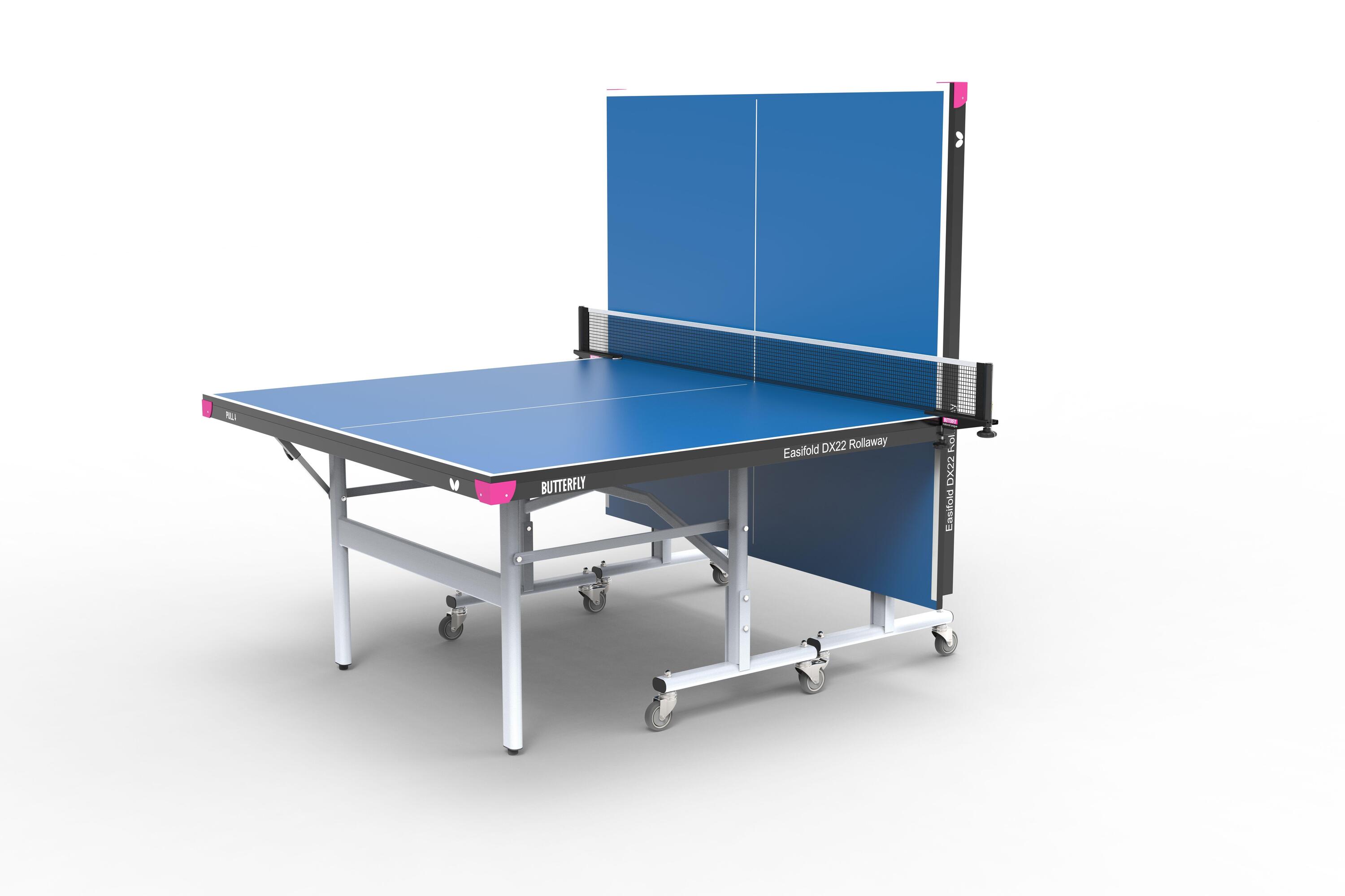 Butterfly Easifold Deluxe 22 Rollaway Table Tennis Table Blue 2/3
