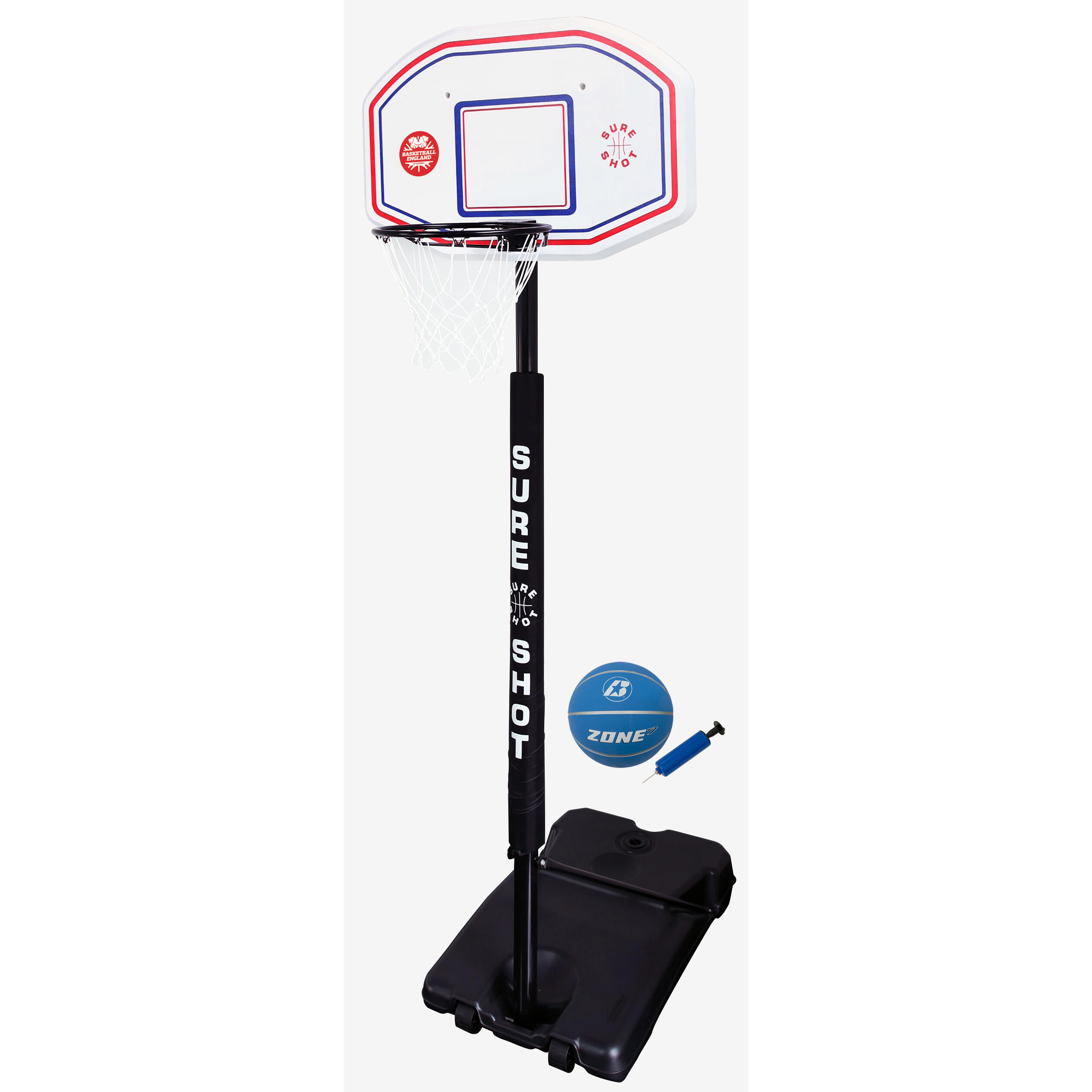 Game Telescopic Basketball Set – White BB 1/5