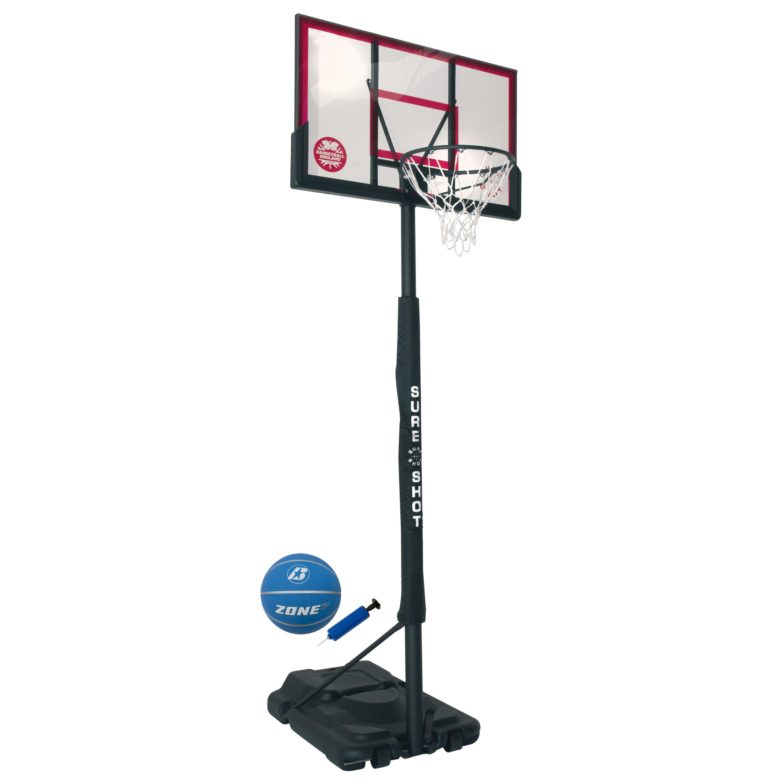 SURE SHOT Game Telescopic Basketball Set - Acrylic