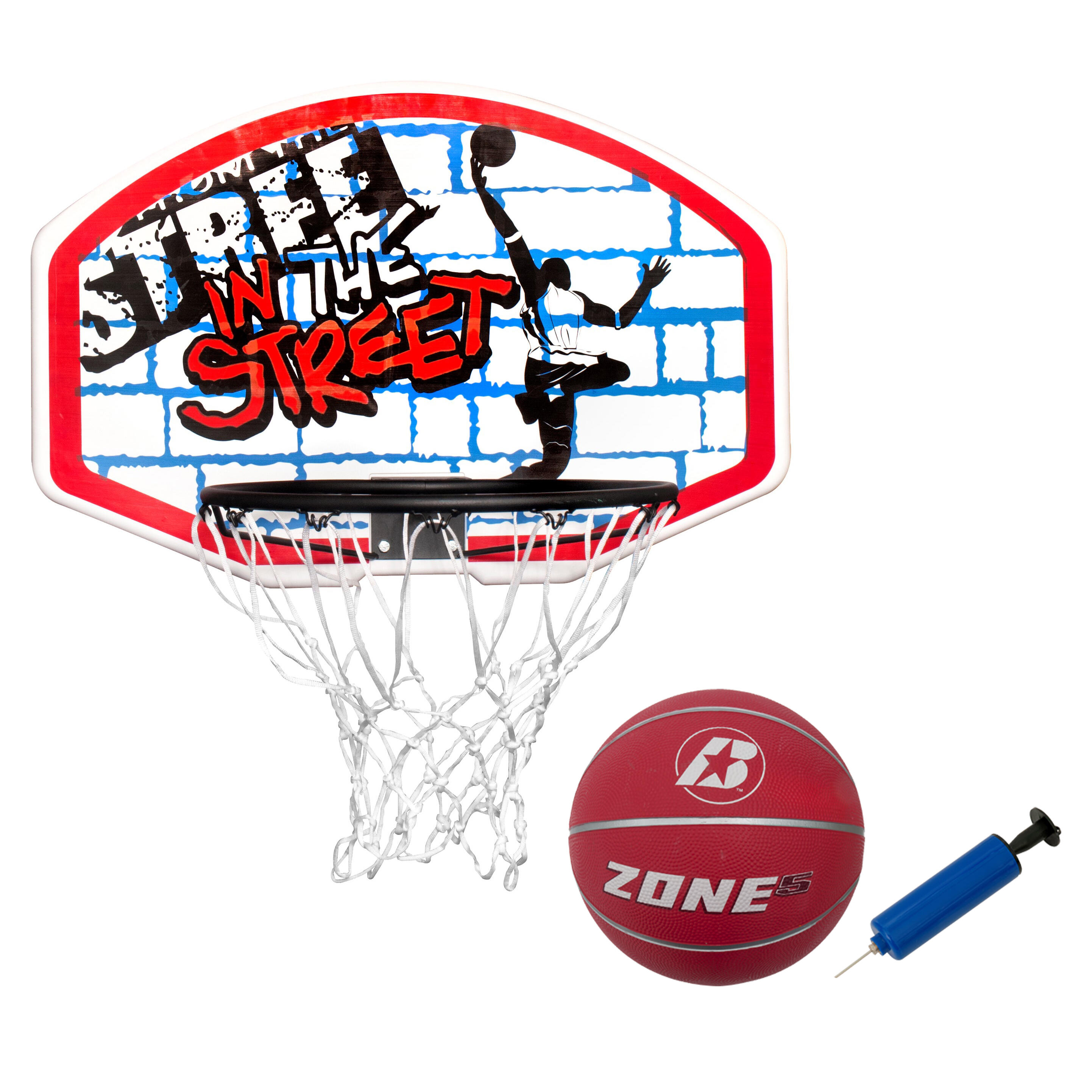 SURE SHOT ‘In the Street’ Backboard and Ring Wall Mount Set