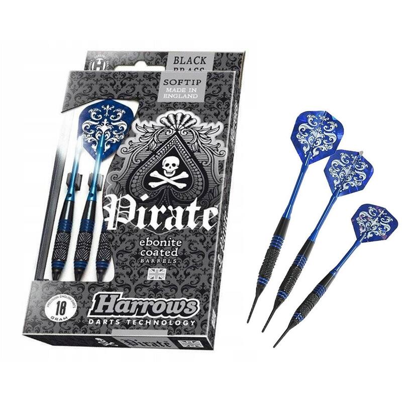3 Lotki do darta z plastikowym grotem Harrows Softip Pirate