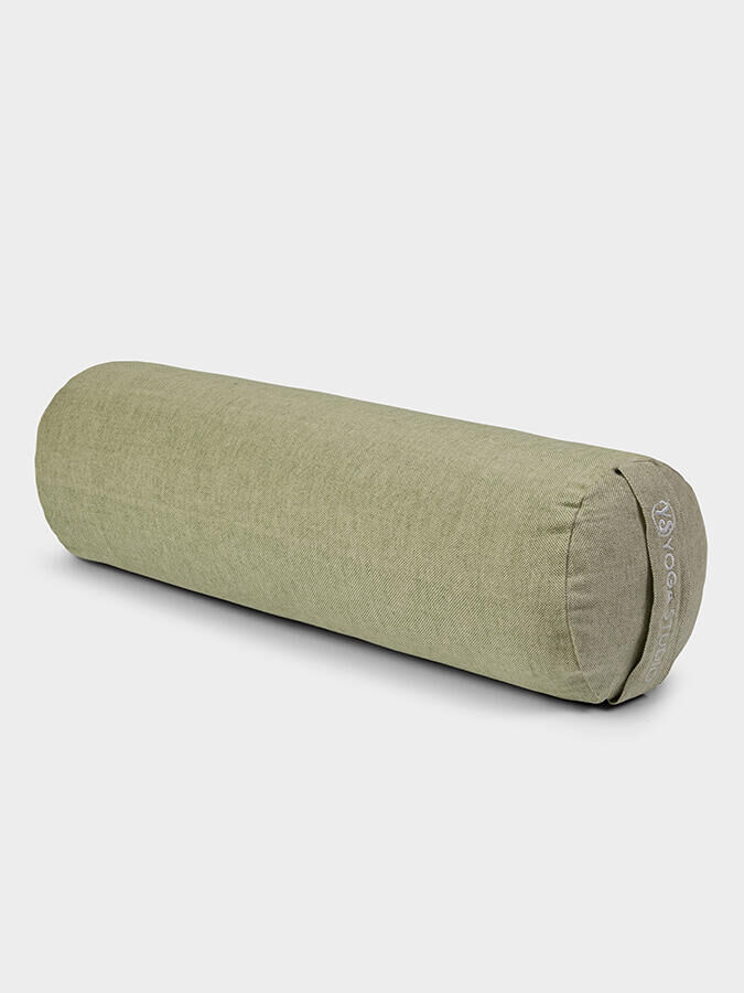 YOGA STUDIO Yoga Studio Organic Buckwheat Two Toned Bolster - Two Toned - Green