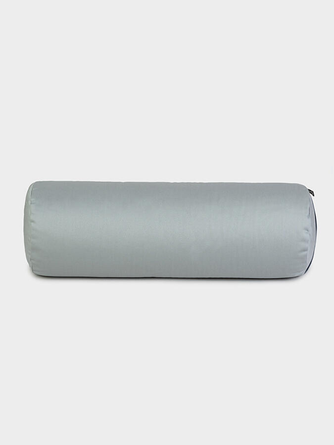 Yoga Studio EU Organic Buckwheat Bolster - Light Grey 3/5