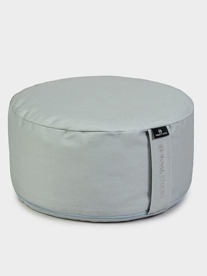 Yoga Studio Cylinder Meditation Cushion - Large - Light Grey 1/5