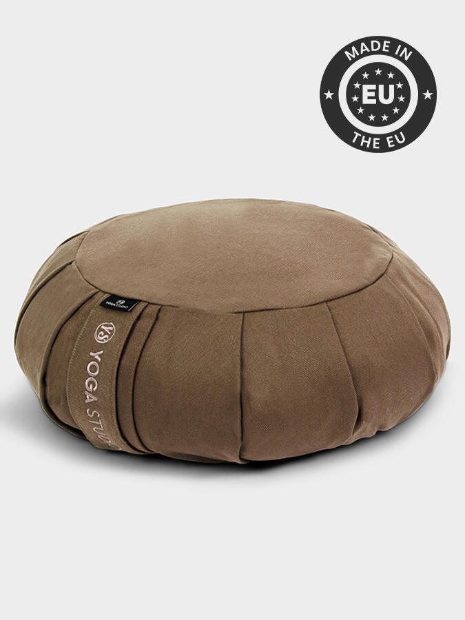Yoga Studio EU Organic Buckwheat Zafu Round Cushion - Sand 1/5