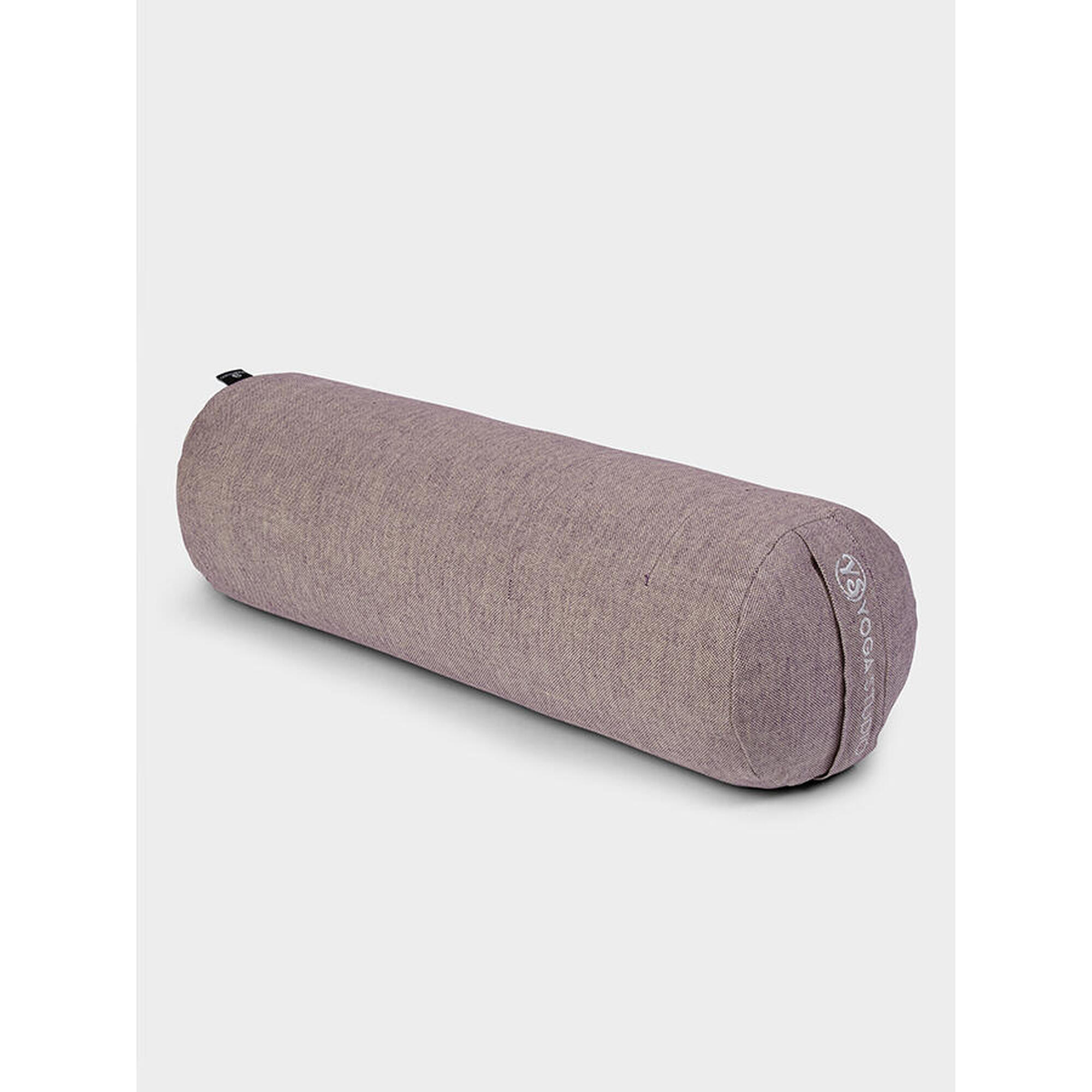 Yoga Studio Organic Buckwheat Two Toned Bolster - Two Toned - Purple 1/5