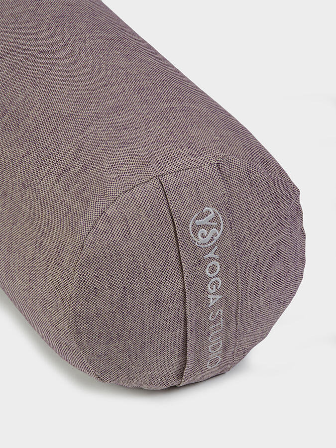 Yoga Studio Organic Buckwheat Two Toned Bolster - Two Toned - Purple 4/5