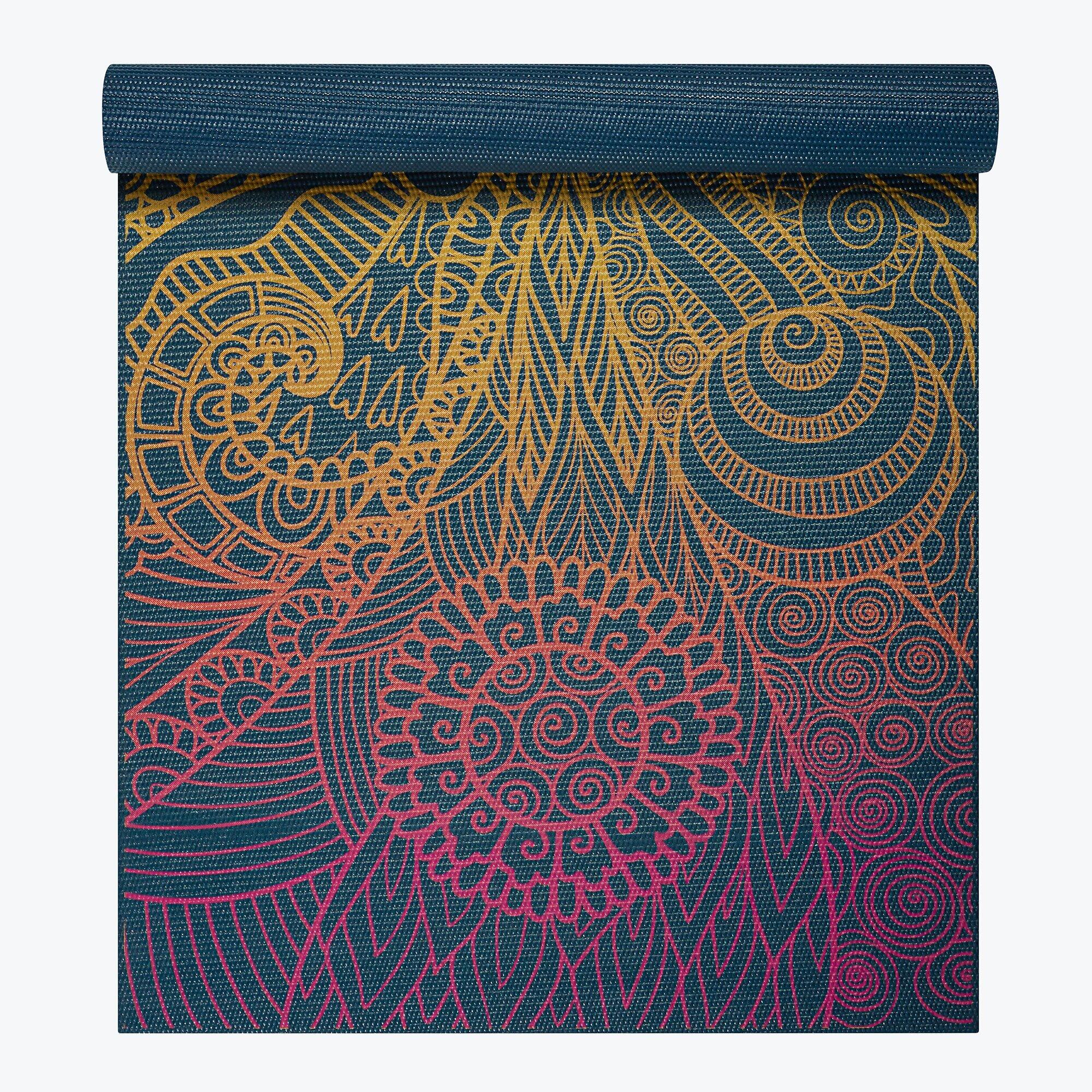 Gaiam Vivid Zest Yoga Mat 4mm 1/5