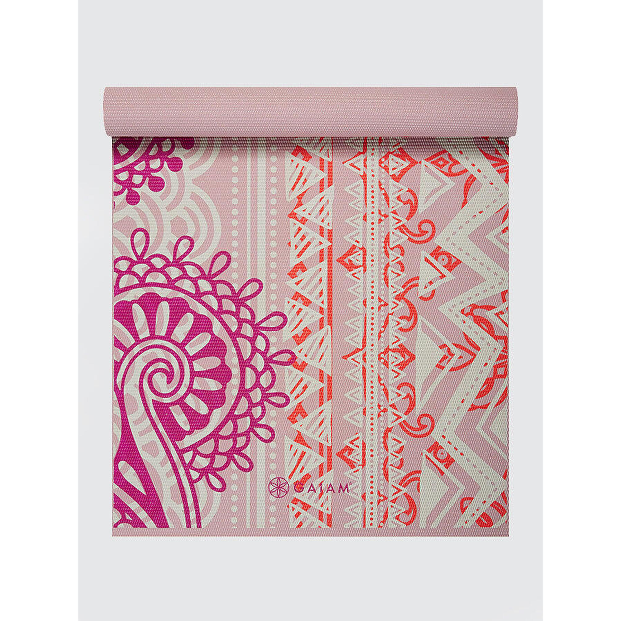 GAIAM Gaiam Bohemian Rose Yoga Mat 4mm